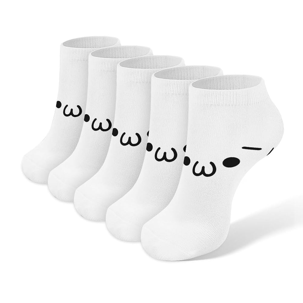 Amazon.co.jp: [UANGLI] 靴下 顔文字 ショボーン ソックス